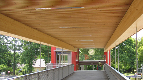 Fugngerbrcke Bahnhof Hoppegarten