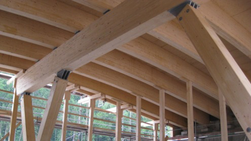 Holzbetonverbundbrcke bei Ruhpolding